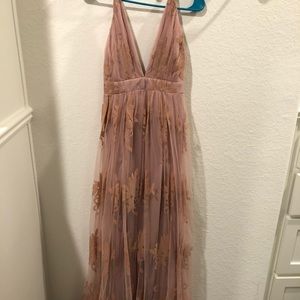 In any event blush pink maxi dress